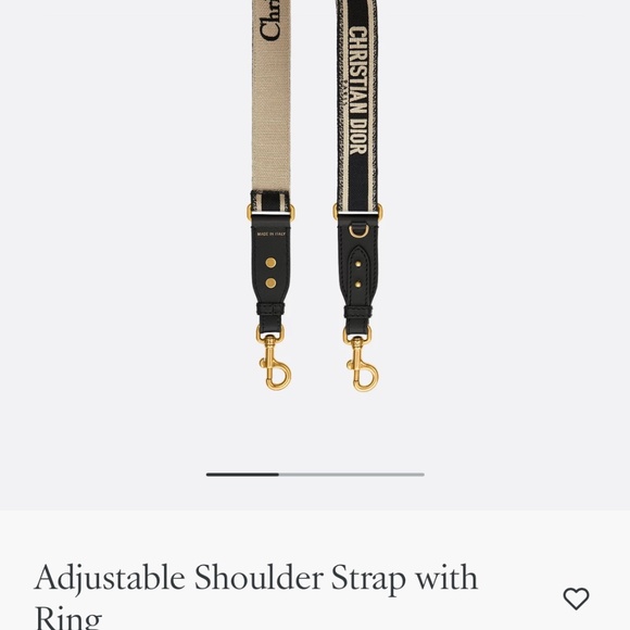 Christian Dior bag strap with rings - Picture 2 of 14